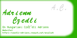 adrienn czedli business card